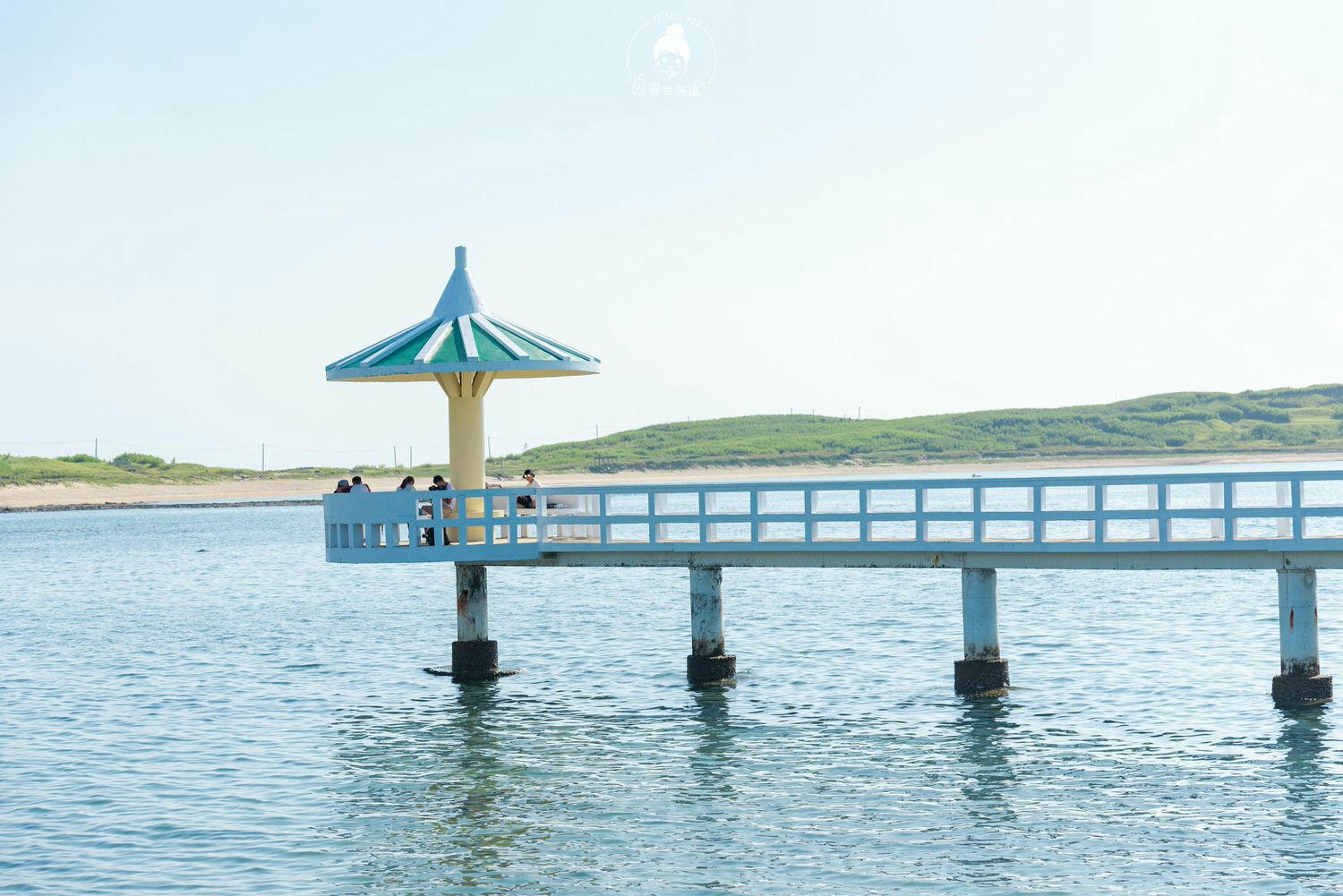 澎湖、西嶼|小池角雙曲橋・漂流在海上的小蘑菇