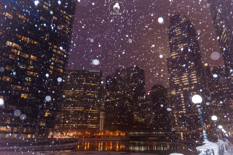 芝加哥街景雪景 Chicago Winter
