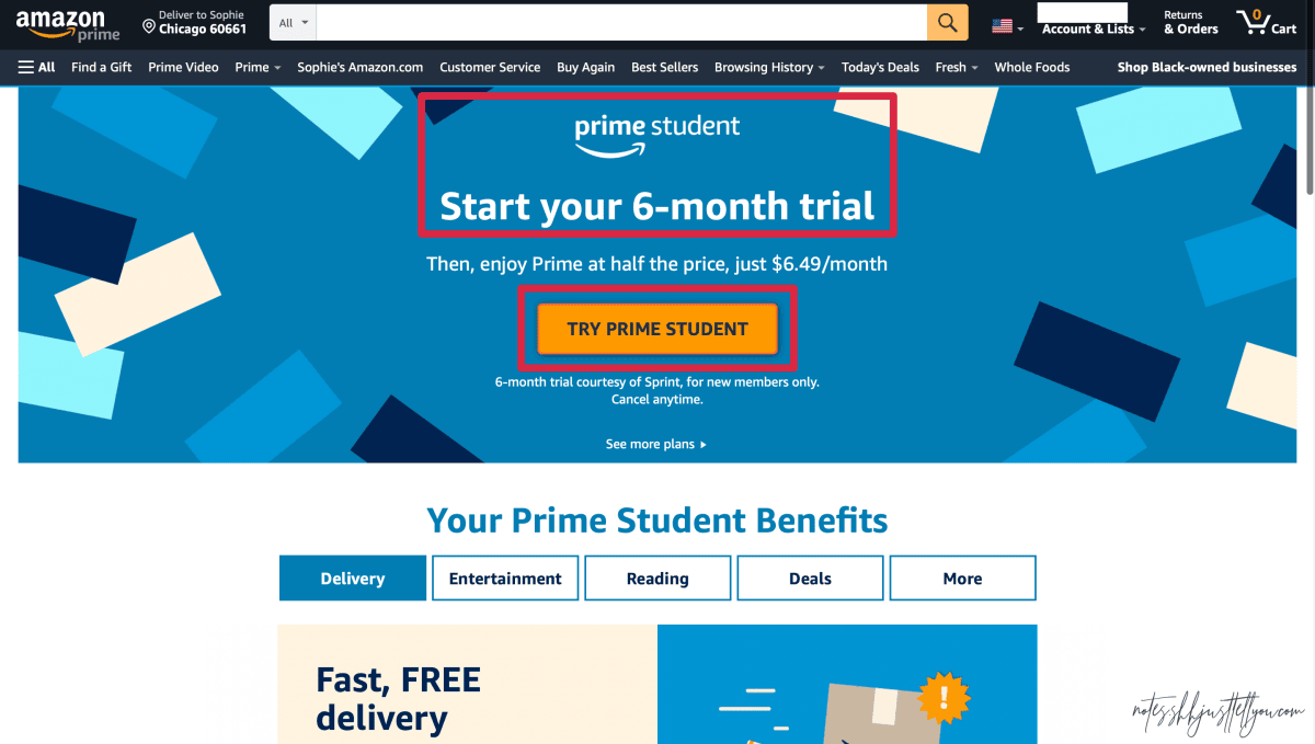 留學生都該有一個Amazon Prime Student・免費半年享受Prime福利