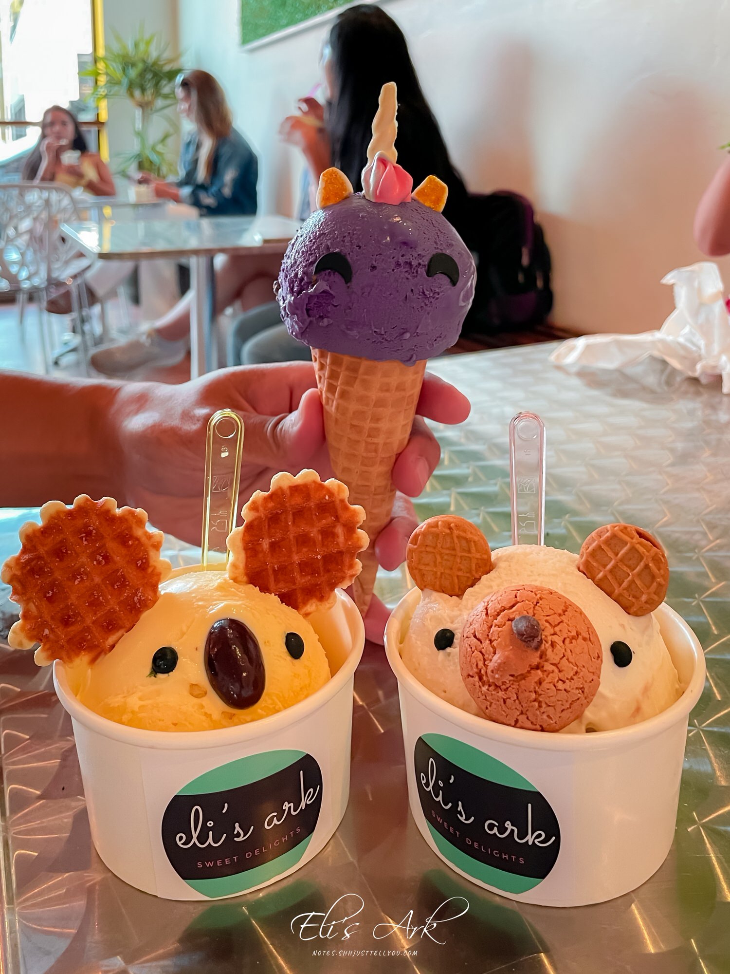 芝加哥超可愛動物冰淇淋店・Eli’s Ark Chicago