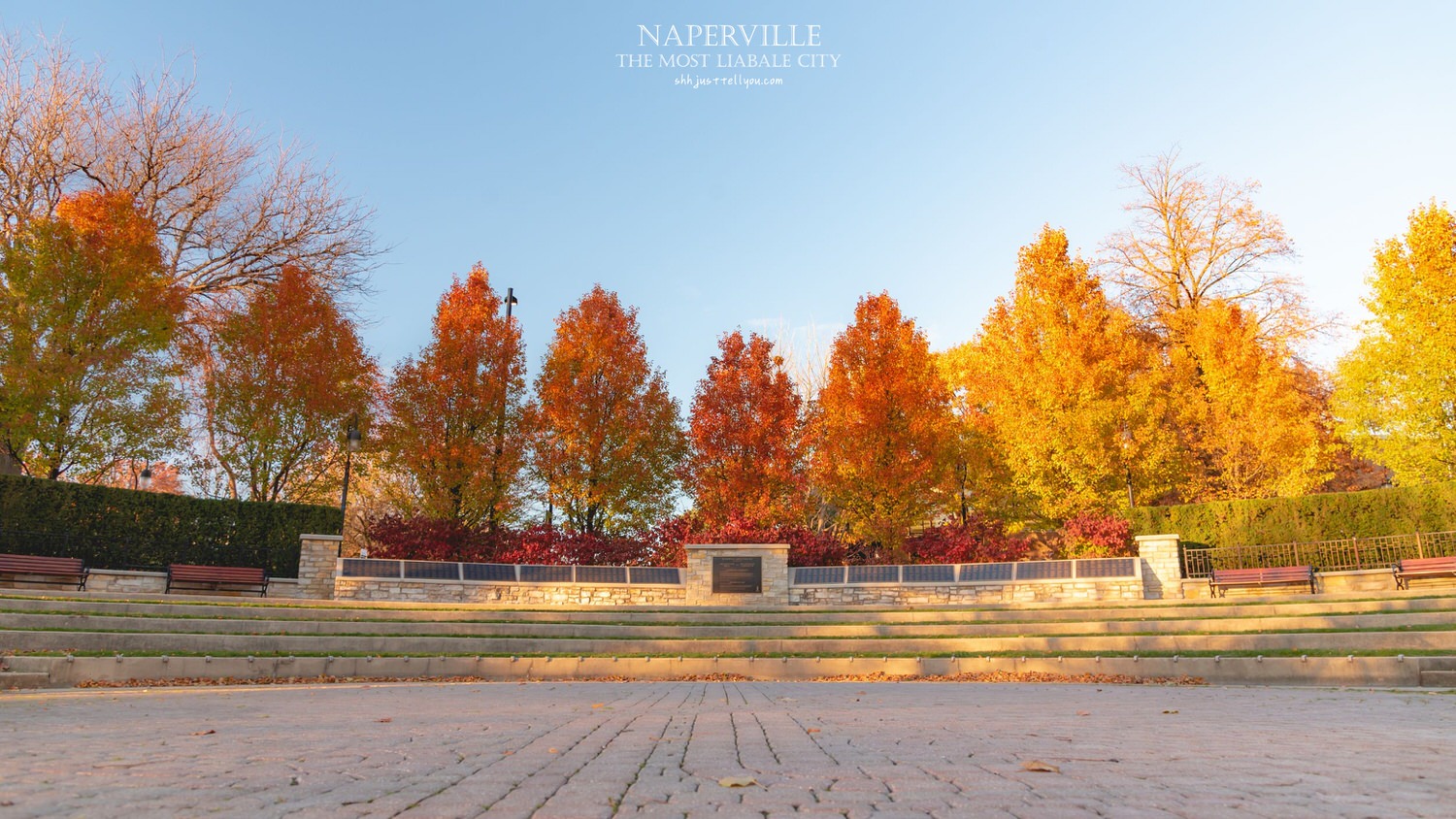 Naperville, the most beautiful city new Chicago Downtown, Illinois