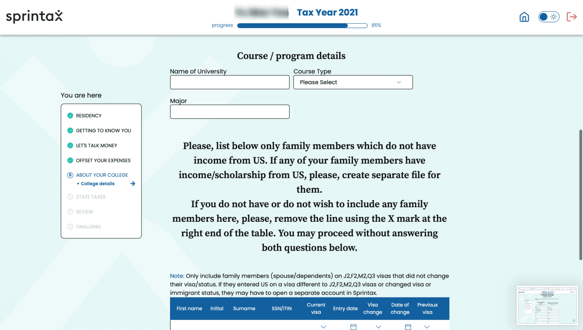 留學生沒賺錢也要在美國報稅？！用Sprintax填Form 8843超簡單